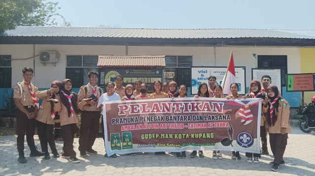 Pelantikan Pramuka Penegak Bantara Angkatan 16 dan Laksana Angkatan 1 Tahun 2023